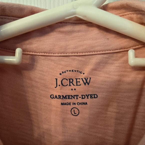 (L) J Crew Polo Shirt Pink - Picture 3 of 4